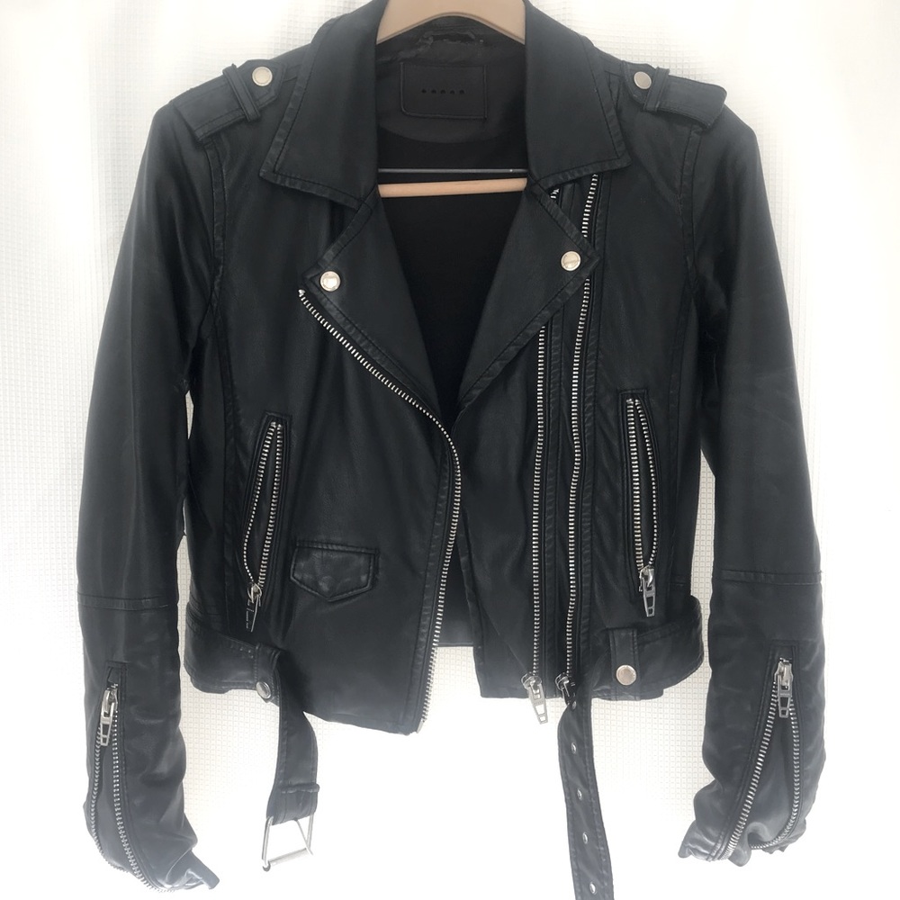 [BLANKNyC] Double-Zip Faux Leather Jacket